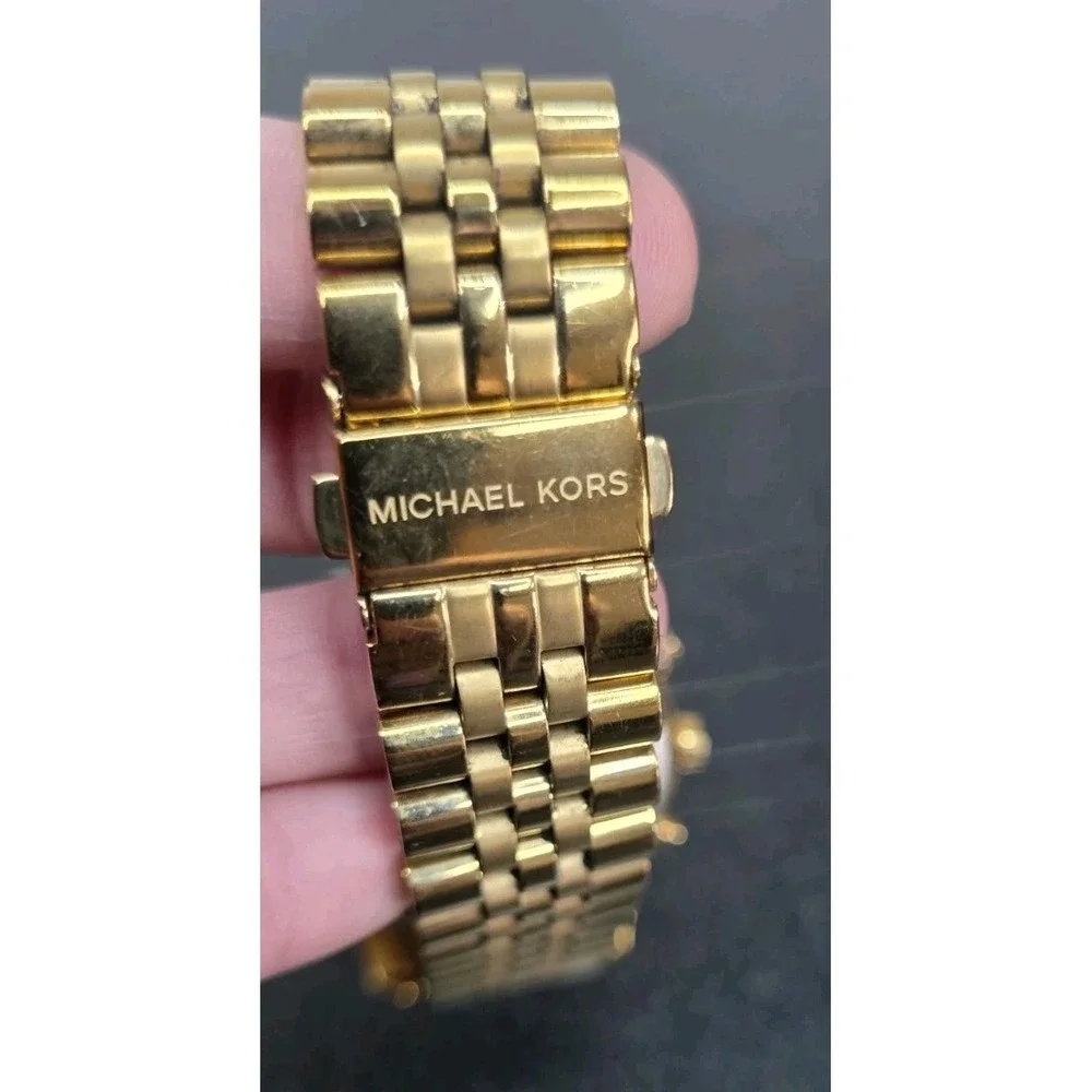 Michael Kors Lexington Chronograph Steel Black‎ Dial Quartz Mens Watch MK8286
